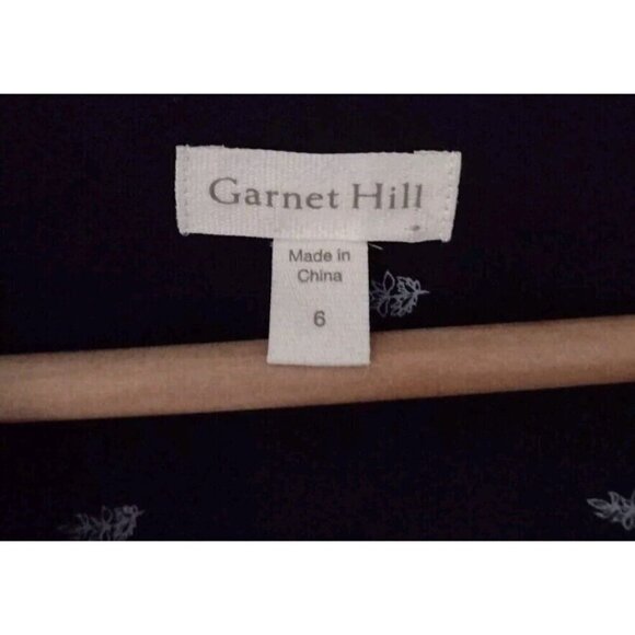 Garnet Hill V Neck Popover Blouse - Picture 5 of 10